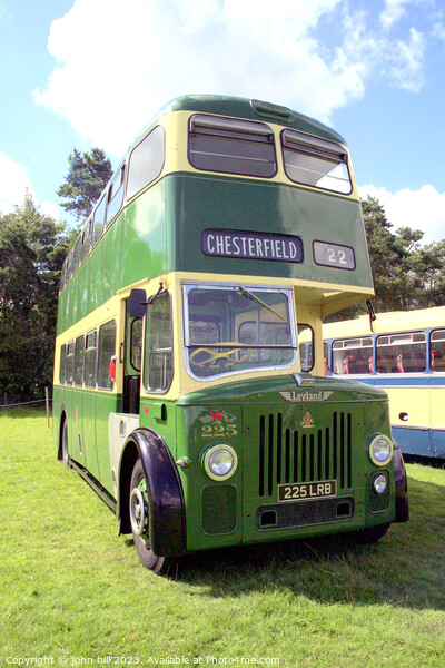 1959 Leyland P.D.2 double decker bus. Picture Board by john hill