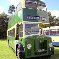 Buy canvas prints of 1959 Leyland P.D.2 double decker bus. by john hill