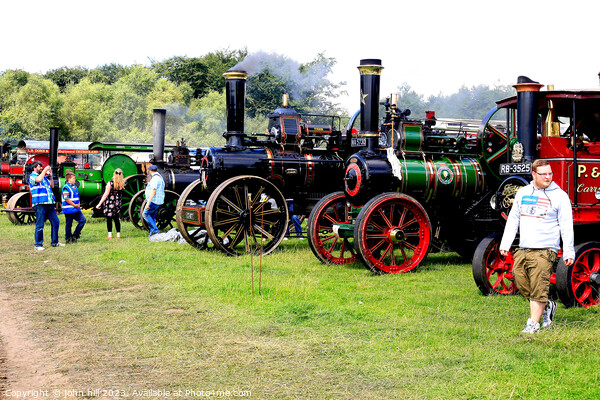 Vintage Steam Rally in Derbyshire Picture Board by john hill