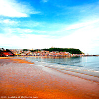 Buy canvas prints of Charming Scarborough's Low Tide Moment by john hill