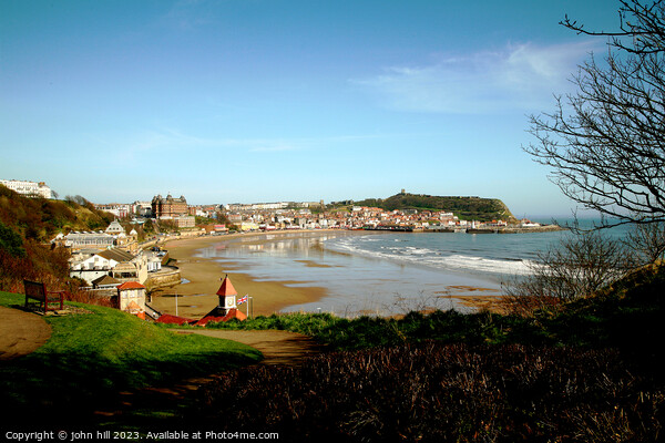 Springtime Splendour of Scarborough's South Bay Picture Board by john hill
