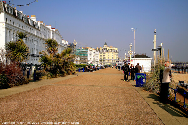 Serene Eastbourne Promenade: A Holiday Haven Picture Board by john hill