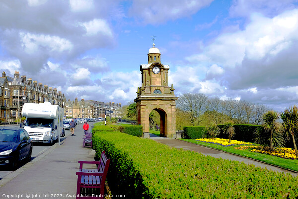 Historic Holbeck Clock Tower: Scarborough's Pride Picture Board by john hill