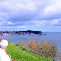 Buy canvas prints of Enchanting Scarborough Seaside Panorama by john hill