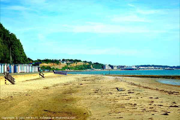 'Summer Serenity: Sandown from Hope Beach' Picture Board by john hill