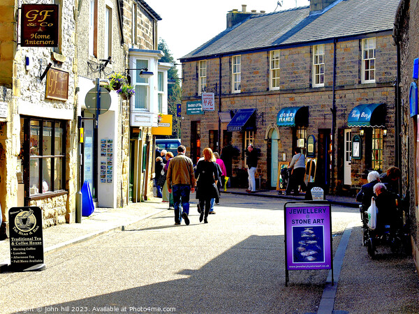 Retail Resplendence in Bakewell, Derbyshire Picture Board by john hill