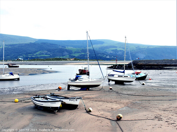 Low Tide, Barmouth, Wales. UK Picture Board by john hill