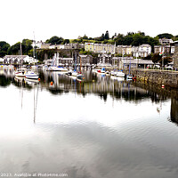 Buy canvas prints of Serene Porthmadog Harbour Reflections by john hill