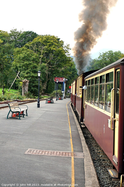 Snowdonia star at Beddgelert station Wales Picture Board by john hill