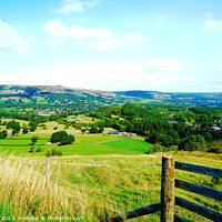 Buy canvas prints of Breathtaking View Over Hope Valley by john hill