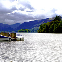Buy canvas prints of Imminent Tempest over Derwentwater by john hill