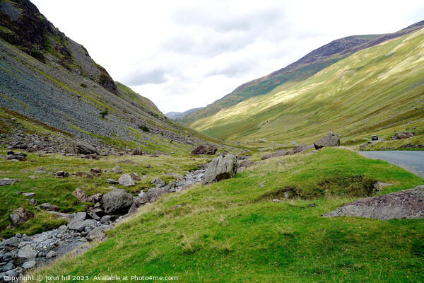 Enchanting Honister Pass Panorama Picture Board by john hill
