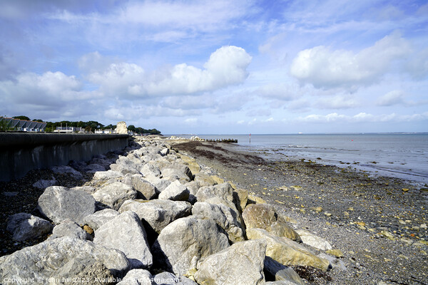 Sea defences at Spring Vale, Isle of Wight. Picture Board by john hill