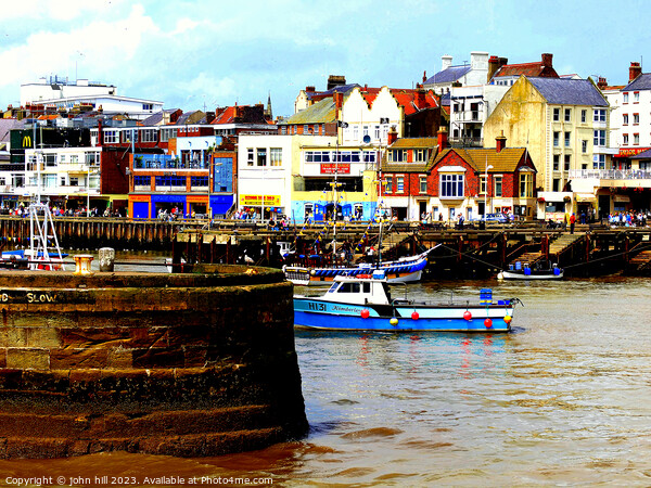 The harbour entrance at Bridlington Picture Board by john hill