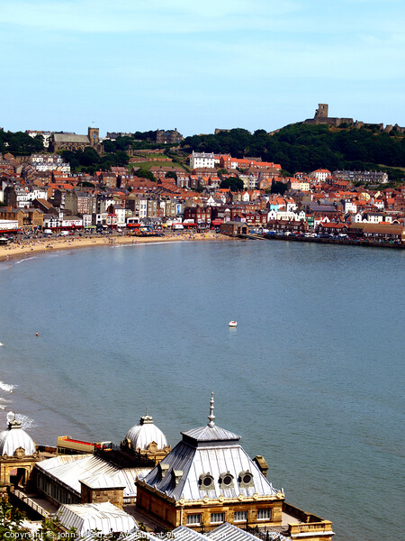 Scarborough South bay, Yorkshire Picture Board by john hill