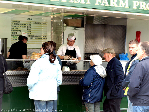 Showground Fast food, Newark, Nottinghamshire, UK. Picture Board by john hill