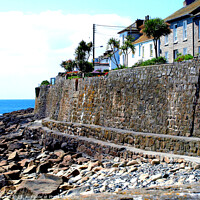 Buy canvas prints of Sea Defences. by john hill