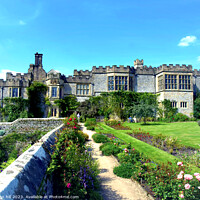 Buy canvas prints of Hadden Hall, Derbyshire by john hill