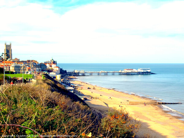 Cromer beach and pier North Norfolk. Picture Board by john hill
