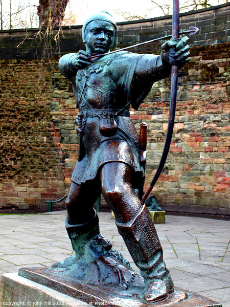 Robin Hood Statue, Nottingham Picture Board by john hill