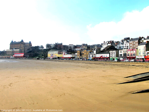 Seafront in November, Scarborough, Yorkshire, UK. Picture Board by john hill