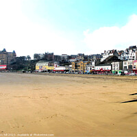 Buy canvas prints of Seafront in November, Scarborough, Yorkshire, UK. by john hill