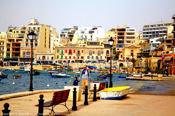 St.Julian's Bay, Malta. Picture Board by john hill