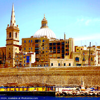 Buy canvas prints of Valletta, Malta. by john hill