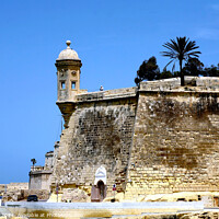 Buy canvas prints of Watchtower, Malta. by john hill