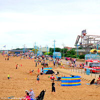 Buy canvas prints of Skegness, Lincolnshire, UK. by john hill