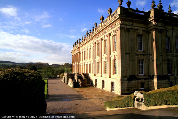Chatsworth House, Derbyshire, UK. Picture Board by john hill