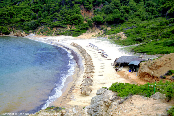 Agistros beach, Skiathos, Greece. Picture Board by john hill