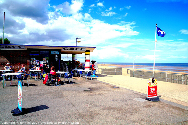 Seafront Cafe Mablethorpe, Lincolnshire. Picture Board by john hill