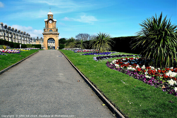 South cliff gardens, Scarborough, Yorkshire. Picture Board by john hill