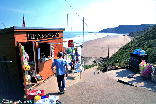 Beach shack, Cayton Bay, Yorkshire. Picture Board by john hill