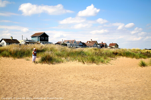 Anderby Creek beach Lincolnshire Picture Board by john hill