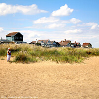 Buy canvas prints of Anderby Creek beach Lincolnshire by john hill