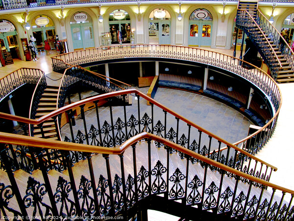  Stairs, Corn exchange, Leeds. Picture Board by john hill