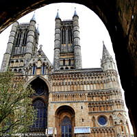 Buy canvas prints of Cathedral, Lincoln, Lincolnshire, UK. by john hill