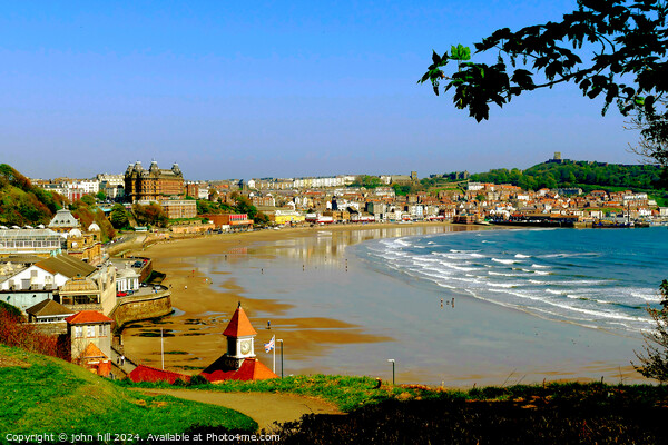 Scarborough bay in May Picture Board by john hill