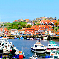 Buy canvas prints of Whitby, Yorkshire. by john hill