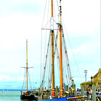 Buy canvas prints of Sailing Yachts by john hill