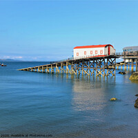 Buy canvas prints of The old lifeboat station at Tenby, Wales.  by john hill