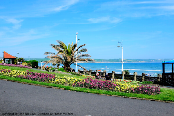 Greenhill gardens on the seafront at Weymouth in Dorset.  Picture Board by john hill