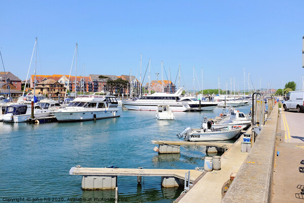 Marina at Weymouth in Dorset. Picture Board by john hill