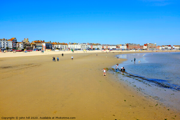 Outdoor oceanbeach at Weymouth in Dorset. Picture Board by john hill