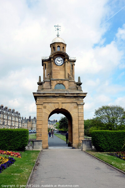 The Holbeck clock tower at Scarborough in Yorkshire. Picture Board by john hill