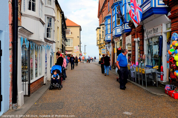 The High street at Cromer in Norfolk. Picture Board by john hill