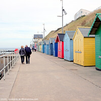 Buy canvas prints of The promenade at Sheringham in Norfolk. by john hill