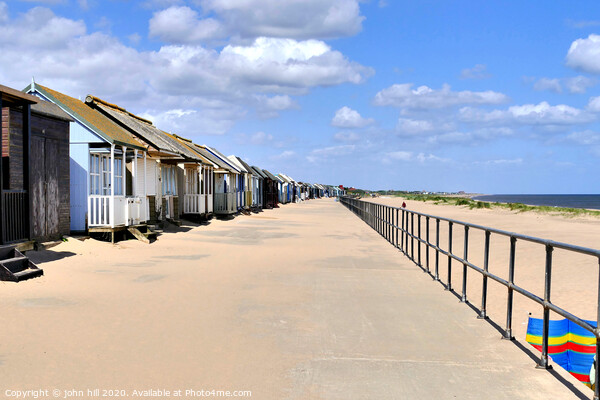 Promenade at Sandilands in Sutton on sea in Lincolnshire. Picture Board by john hill